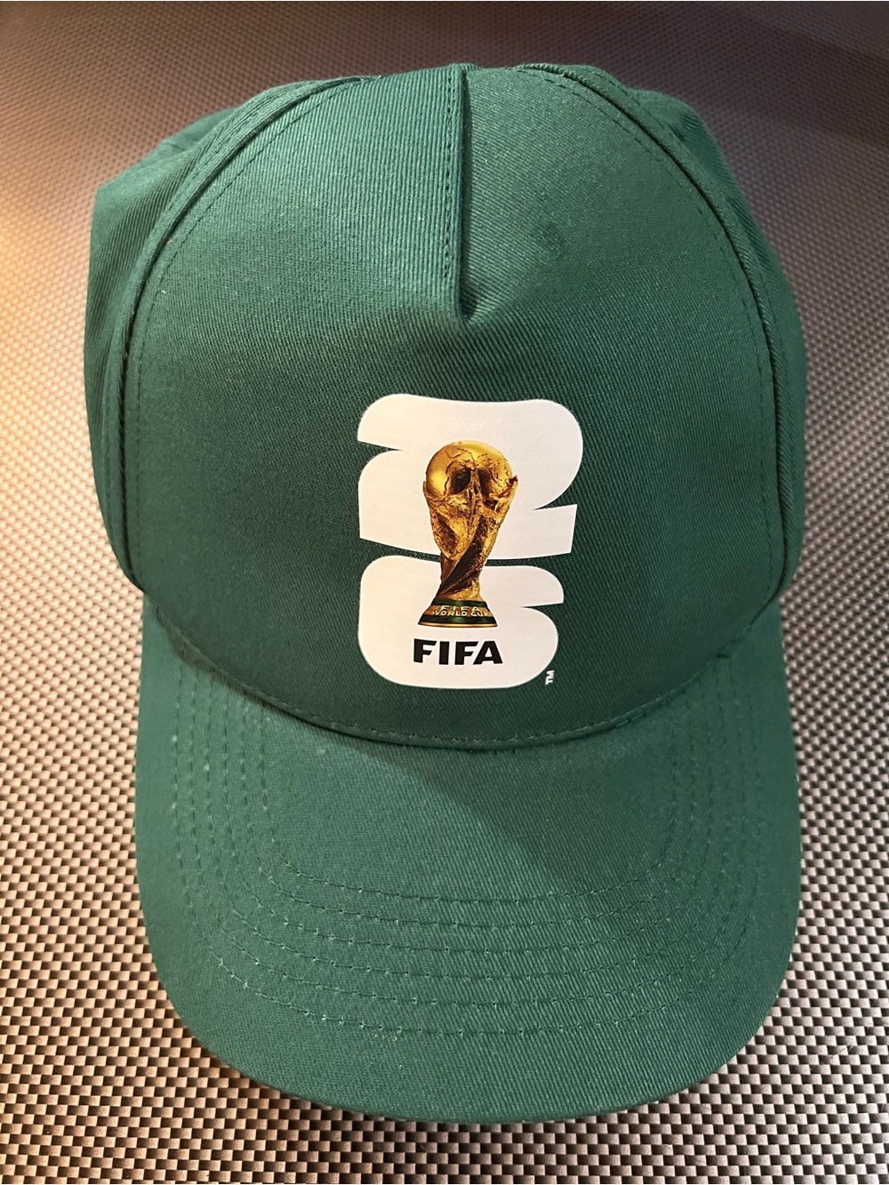 FIFA official licensed product Green World Cup Logo Baseball Cap